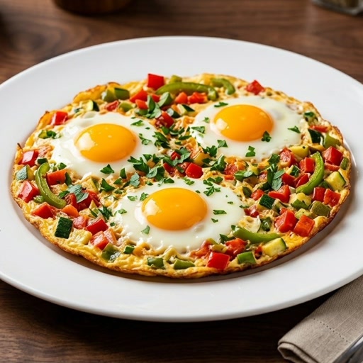 Sebzeli Omlet
